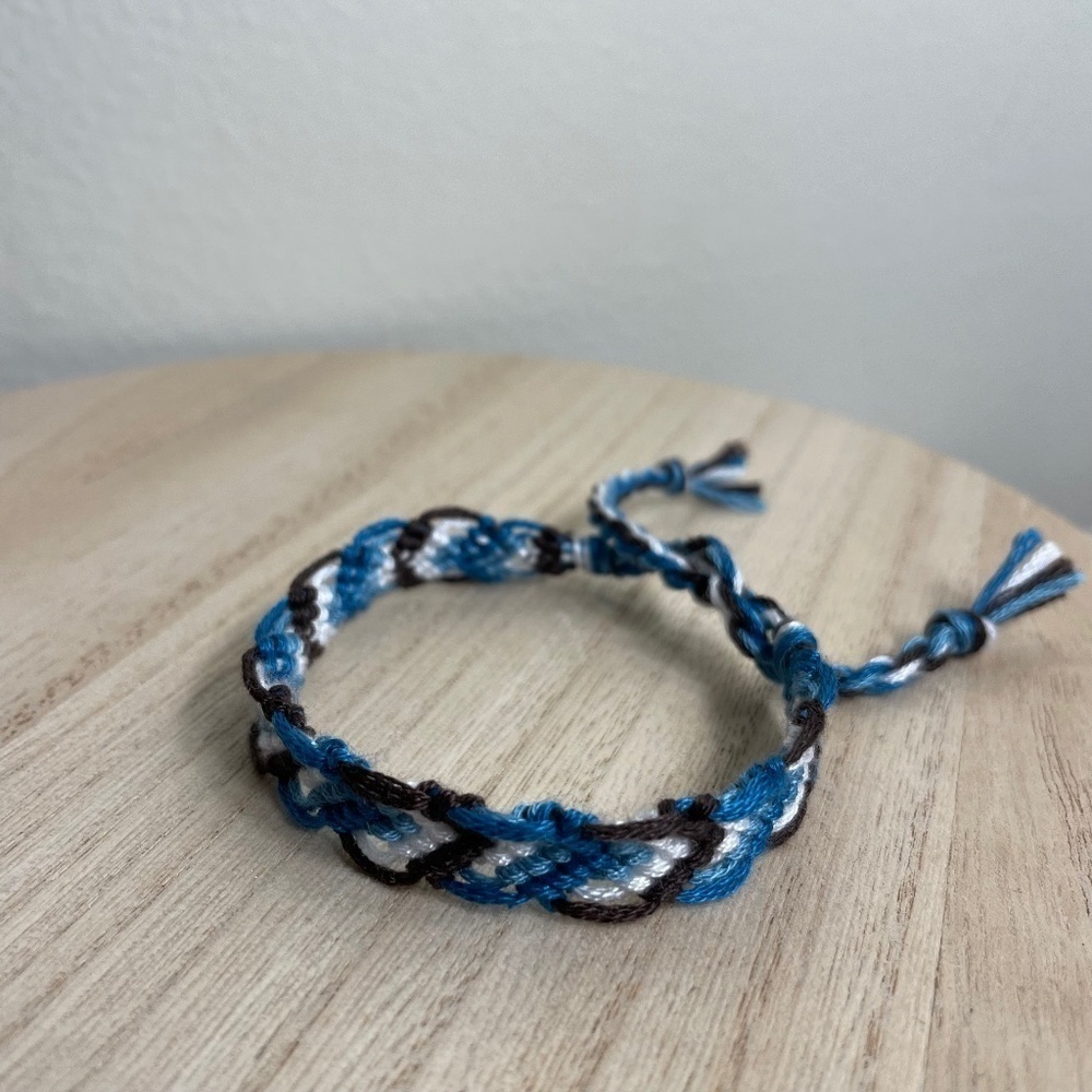 Dark Blue Woven Bracelet